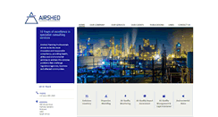 Desktop Screenshot of airshed.co.za